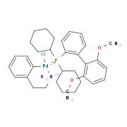 Chloro(2-dicyclohexylphosphino-2′,6′-dimethoxy-1,1′-biphenyl)[2-(2-aminoethylphenyl)]palladium(II) -